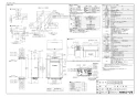 ノーリツ GT-CV1672AW-PS BL 13A 取扱説明書 施工説明書 納入仕様図 高効率ガスふろ給湯器(三方弁方式)　スタンダード フルオート PS標準設置形 16号 納入仕様図1